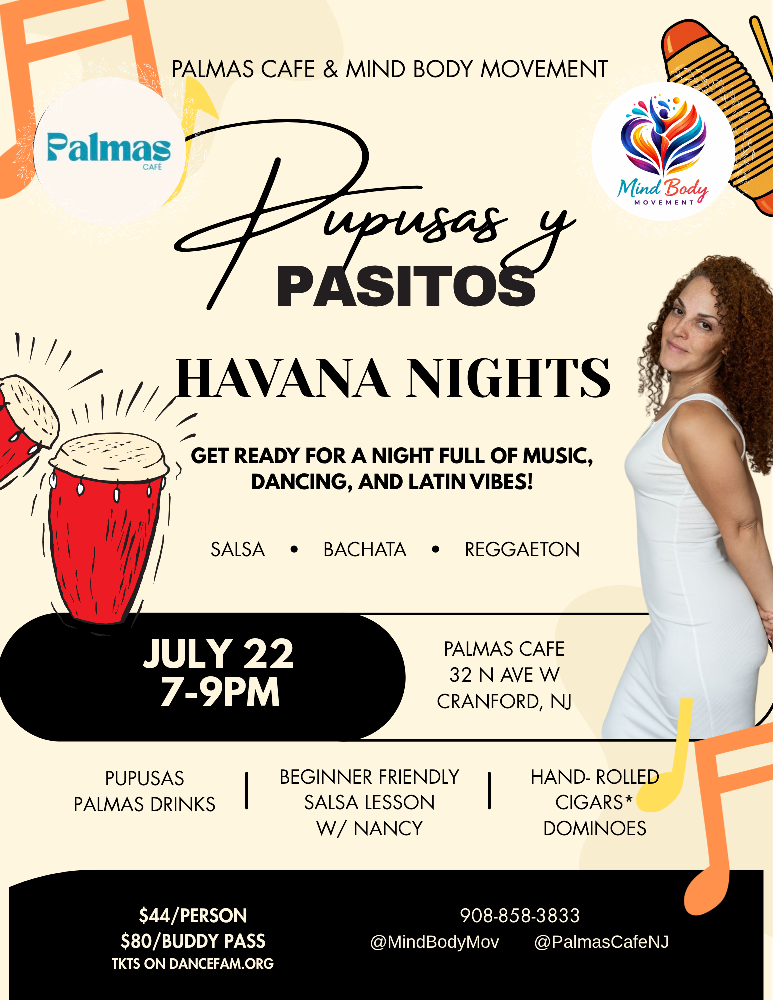 Pupusas y Pasitos - Havana Nights